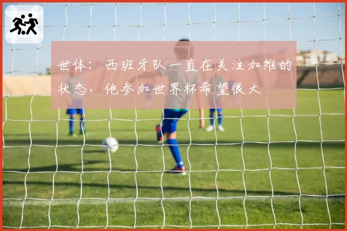 世体：西班牙队一直在关注加维的状态，他参加世界杯希望很大